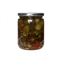 Cornichons croustillants de qualité supérieure, marinés à l'ail et au vinaigre, pour la vente au détail et la restauration (tailles 6-9)