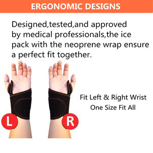 Многоразовый интегрированный гель горячий холодный компресс-мешок для термообработки рук применение многоразовая холодная упаковка для термотерапии запястья - Product Image 5