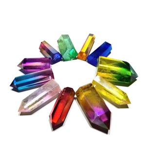 Doğal kristal <span class=keywords><strong>Aura</strong></span> noktası <span class=keywords><strong>Aqua</strong></span> <span class=keywords><strong>Aura</strong></span> ruhu kuvars noktaları karışık <span class=keywords><strong>Aura</strong></span> kuvars kulesi - Product Image 6