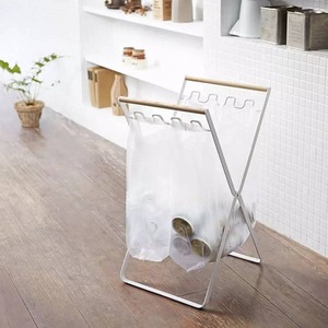 Multifunctional Outdoor Household Foldable Iron Wrought Garbage Rack <strong>Kitchen</strong> Miscellaneous <strong>Storage</strong> <strong>Unit</strong> for Bathroom Metal - Product Image 2