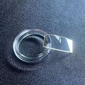 Verre de montre saphir poli à bords biseautés, anti-rayures, vintage, pour réparation de montres automatiques, avec métallisation - Product Image 4