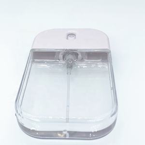 Clear 10ml Empty Plastic clear Sanitizer Bottle Hand Sanitizer Spray Bottle for Travel with Keychain Silicone <strong>Pocketbac</strong> Holder - Product Image 6