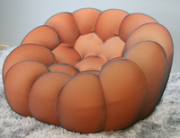 Fauteuil à bulles de conception créative de style football minimaliste moderne, canapé simple de luxe pour salon, canapés paresseux