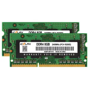 ICOOLAX Computer Upgrade Ddr4 2133mhz 2400mhz 2666mhz 3200mhz 4GB 8GB 16GB 32GB Laptop Memory 1.2V SODIMM For Laptop