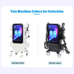 شاشة كبيرة EM 4 مقابض محفز عضلات إلكتروني Ems آلة نحت تسلا مع أرضية الحوض اختياري - Product Image 3