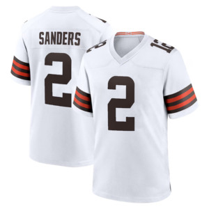 Vente en gros Nouveau 2 # Shedeur Sanders Hommes et jeunes <span class=keywords><strong>Cleveland</strong></span> 95 # Garrett Vapor F.U.S.E. Maillot de football américain cousu, édition limitée - Product Image 6