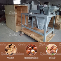 Notenkraker Pecan Moer Cracker Walnoot Verwerking Vooruitgang Van Walnoot Productie Lijn Walnoot Cracker En Dunschiller Machine