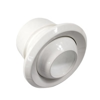 Diffuseur de plafond rond pour système de climatisation HVAC, conduit d'aération, buse de jet, diffuseur à œil de bœuf