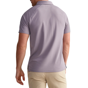 Venta al por mayor bajo MOQ gran oferta diseño para <span class=keywords><strong>hombre</strong></span> de secado rápido poliéster Piqué Golf regata Polo camiseta - Product Image 3
