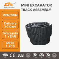 OC PARTS Chaînes de chenilles pour excavatrices JCB JS330, JS205, JS130, JS160, JS180, JS200, JS220, JS260LC et chenilles pour mini-chargeuses