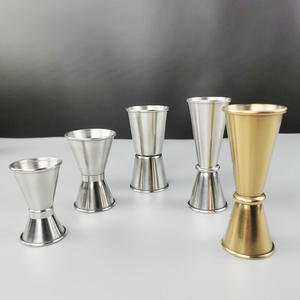 أدوات بار المطبخ عالية الجودة، كوب قياس مزدوج من الفولاذ المقاوم للصدأ مخصص للبار - Product Image 4