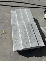 Carreaux de granit blanc sésame G303 modernes, finition polie, pour villas et hôpitaux