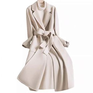 Cappotto da <span class=keywords><strong>Donna</strong></span> di Media Lunghezza, Nuova Giacca Slim in <span class=keywords><strong>Tweed</strong></span> Autunno-Inverno 2025 - Product Image 5