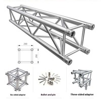 Structure de toit en aluminium F34 290*290mm pour scène, éclairage DJ et affichage, idéale pour événements, concerts et plateformes scéniques
