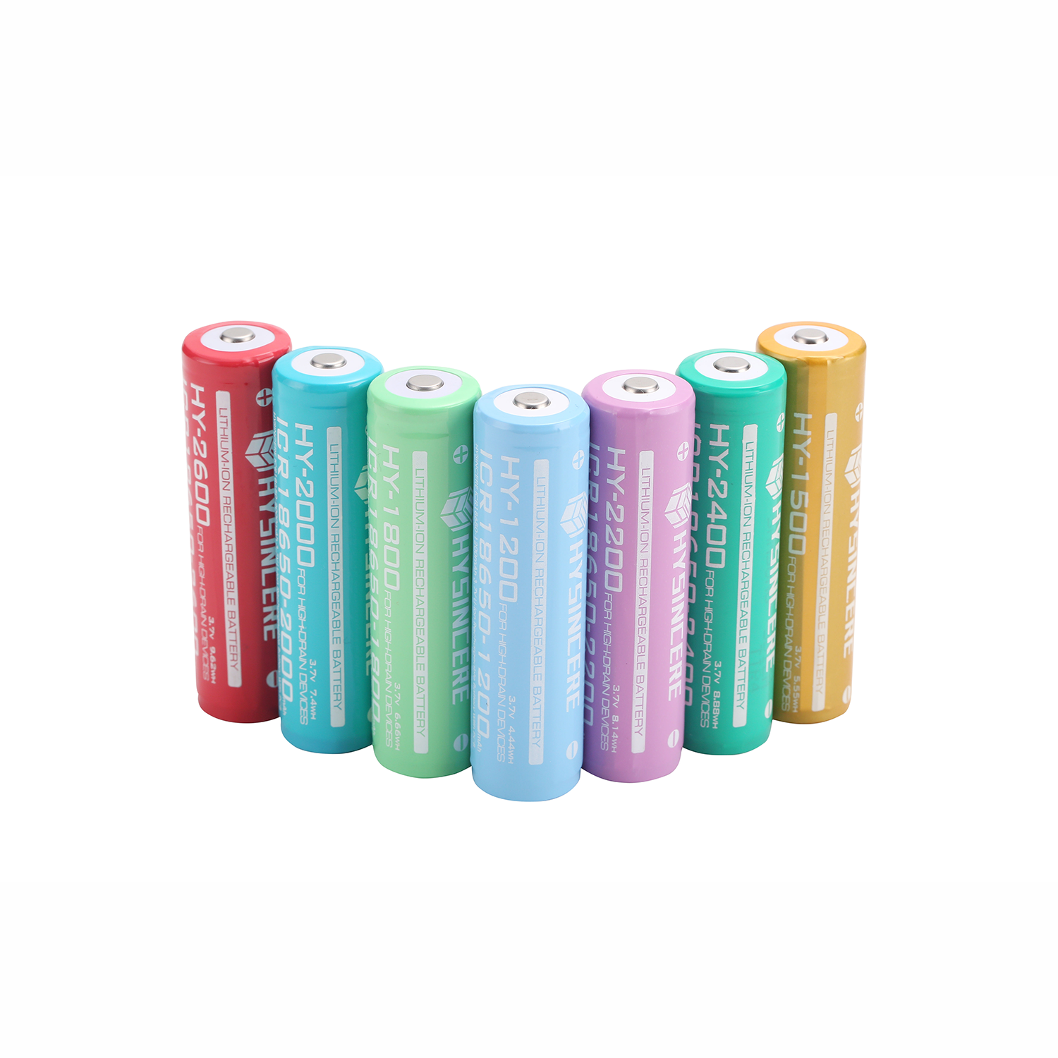 High-capacity 18650 Lithium Ion Batteries - 2000mah to 6000mah