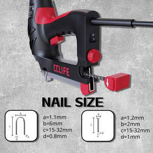 دباسة كهربائية مناسبة للدبابيس والمسامير من 15-32 مم مع مفتاح أمان - Product Image 3