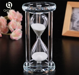 Craft Gift Office Coffee clessidra Sand <span class=keywords><strong>Timer</strong></span> 1 <span class=keywords><strong>ora</strong></span> di cristallo vetro sabbia orologio elegante <span class=keywords><strong>mezz</strong></span>'<span class=keywords><strong>ora</strong></span> e 1 <span class=keywords><strong>ora</strong></span> clessidre - Product Image 6