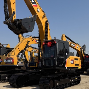 Excavatrice de taille moyenne de 21 tonnes avec moteur puissant et contrôle fluide, excavatrice Sany d'occasion SY215C pour travaux de terrassement - Product Image 3