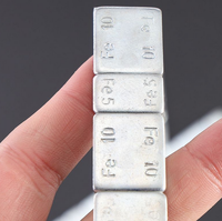 Nouveaux poids d'équilibrage de roue en pâte zinguée 5g 10g avec adhésif Fe pour jantes de voiture en alliage/acier fabriquées en Chine, pour rénovation/amélioration
