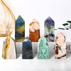 Torres de Cristal, Piedras Preciosas Curativas al por Mayor, Obelisco de Cristal Natural de Cuatro Caras para Recuerdo - Product Image 3