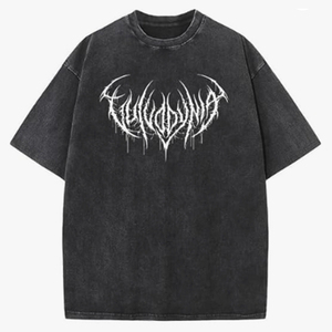 Camiseta holgada de talla grande con estampado personalizado para hombre, <span class=keywords><strong>ropa</strong></span> superior estampada de <span class=keywords><strong>estilo</strong></span> <span class=keywords><strong>Hip</strong></span> <span class=keywords><strong>Hop</strong></span> de tendencia callejera lavada de verano para hombre - Product Image 1
