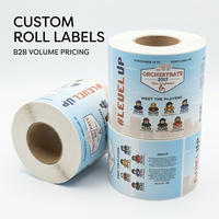 Étiquettes personnalisées pour bouteilles de boissons énergisantes, résistantes au froid, étiquettes d'emballage pour boissons, autocollants imperméables avec logo pour l'étiquetage des emballages