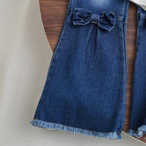 2025 autunno inverno i bambini indossano all'ingrosso maglione farfalla manica lunga pantaloni svasati 2 pezzi vestiti vestiti per ragazze - Product Image 6