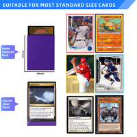 Protège-cartes personnalisés imprimés pour cartes à collectionner, taille standard, en PP, pour jeux de cartes TCG, vente en gros, direct usine