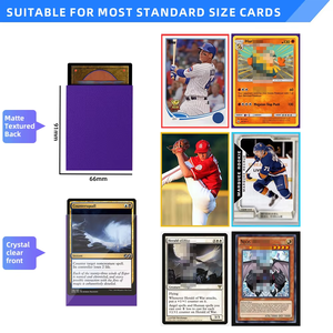 Protège-cartes personnalisés imprimés pour cartes à collectionner, taille standard, en PP, pour jeux <span class=keywords><strong>de</strong></span> cartes TCG, vente en gros, direct usine - Product Image 3