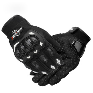 Motorcycle Riding <b>Gloves</b>, All-Season Outdoor Gear, Breathable in Summer & Warm in Winter, Hard Shell Anti-Fall Racing <b>Gloves</b> - Product Image 4
