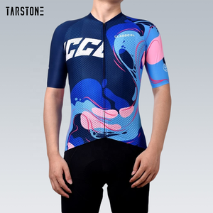 TARSTONE nuovo modello estivo maglia blu rosa <span class=keywords><strong>ciclismo</strong></span> maglia traspirante Jersey <span class=keywords><strong>ciclismo</strong></span> <span class=keywords><strong>Vintage</strong></span> maglia maglia <span class=keywords><strong>ciclismo</strong></span> abbigliamento - Product Image 1