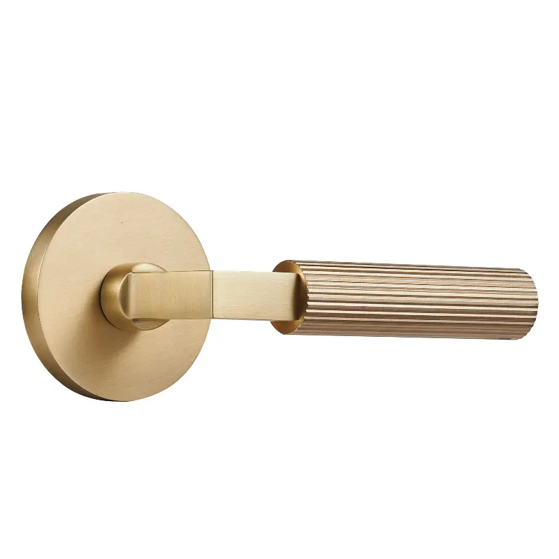 Luxury Contemporary design lever lock for interior doors  high quality zinc alloy door handle lock with 60 fixed latch