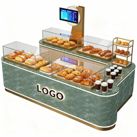 Kiosque de café intérieur en bois pour vendeurs ambulants de nourriture et de boissons