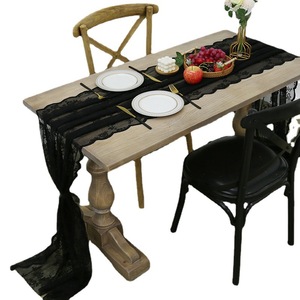 Negozio di torte da caffè <span class=keywords><strong>Vintage</strong></span> decorativo 70*300cm di lunghezza tovaglia da pranzo di nozze merletto di lusso - Product Image 5