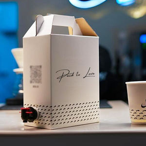 <span class=keywords><strong>Carafe</strong></span> de serveur de boissons personnalisée à emporter 1l/3l/5l/10l/20l boîte à café jetable de 96 oz avec tasse isolée à emporter récipient à café - Product Image 2