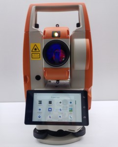 Nouvelle station totale A10 pour la topographie, instrument de mesure géographique de haute qualité, station totale Android 2'' CTS-A100 - Product Image 2