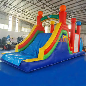 Structure gonflable commerciale pour enfants avec <span class=keywords><strong>piscine</strong></span>, parcours d'obstacles gonflable avec toboggan, <span class=keywords><strong>jeux</strong></span> aquatiques et à sec - Product Image 6