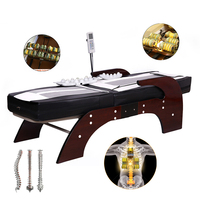 Spa Ganzkörper traktion Chiropraktik Wirbelsäulen pflege Turmalin Camas De Stone 3D-Matratze Jade Master Bed Roller Infrarot-Massage bett