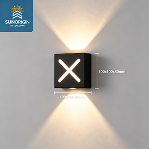 Applique Murale LED Moderne en Fer, Intensité Variable, Abat-jour Blanc pour Chambre, Salon, Couloir, Balcon - Lignes Longues et Simples, Créative, pour Chevet - Product Image 2