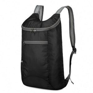 Custom logo Student Lightweight Waterproof Foldable Backpack, Adult Large-capacity Outdoor Travel Sports Bag <b>Gift</b> - Product Image 2