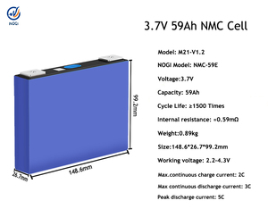 แบตเตอรี่ NMC แบบแท่งปริซึมใหม่เอี่ยม 3.7V 50Ah 58Ah 59Ah 66.2Ah 93Ah 114Ah 117Ah 141Ah 151Ah 218Ah 280Ah เซลล์ลิเธียมไอออน - Product Image 2