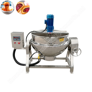 Jacketed Kettle for Meat Processing Mixer 50l-1000l Sugar Boile Automatic Heating Jacketed Kettle With Mixer - Product Image 6