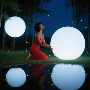 Grande lampe à <span class=keywords><strong>boule</strong></span> LED de jardin extérieur IP65 <span class=keywords><strong>boule</strong></span> flottante <span class=keywords><strong>solaire</strong></span> avec lumières en pierre de <span class=keywords><strong>boule</strong></span> d'alimentation CC pour décorations de piscine/jardin - Product Image 3