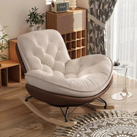 Fauteuil à bascule moderne 2026 – Chaise de lecture individuelle et relaxante pour salon et chambre à coucher