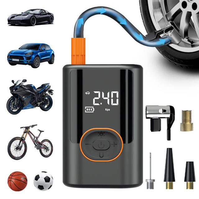 Factory Wholesale Price 150PSI Multifunctional Portable Tire Inflators Electric Car Air Pump with Power Bank Car Air Compressor