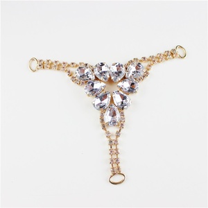 Sandalias de mujer de estilo floral a la moda <span class=keywords><strong>2019</strong></span>, transfronterizas, con pedrería decorativa, cadenas y hebillas para zapatos. - Product Image 5