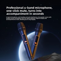 Sistema de Audio para Baile al Aire Libre, Karaoke con Altavoz Tipo Trolley 5.1, Batería de Alta Potencia de 2000-3000mAh, Control Remoto Inalámbrico