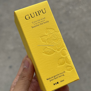 Boîte cadeau en carton de luxe personnalisée avec gaufrage, pelliculage mat et matériaux recyclés pour parfum, bougie, carte de visite et produits cosmétiques - Product Image 2