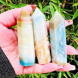 Vente en gros de tours de calcite en cristal naturel sculpté, écologiques, pour la décoration intérieure et la lithothérapie - Product Image 6