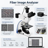 Fiber Quality Testing Analyzer Instrument Textile Laboratory QC Cotton Wool Flax Diameter Grading Machine